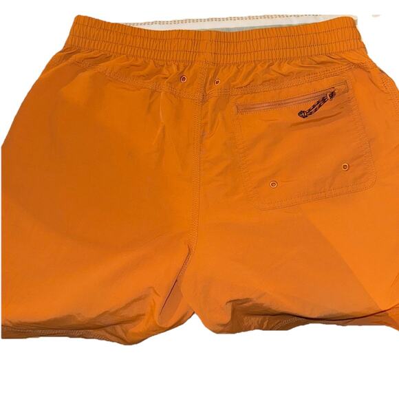 Howler Bros Pressure Drop Cord Shorts Mens 34 Orange Corduroy Stretch Drawstring - Picture 5 of 7